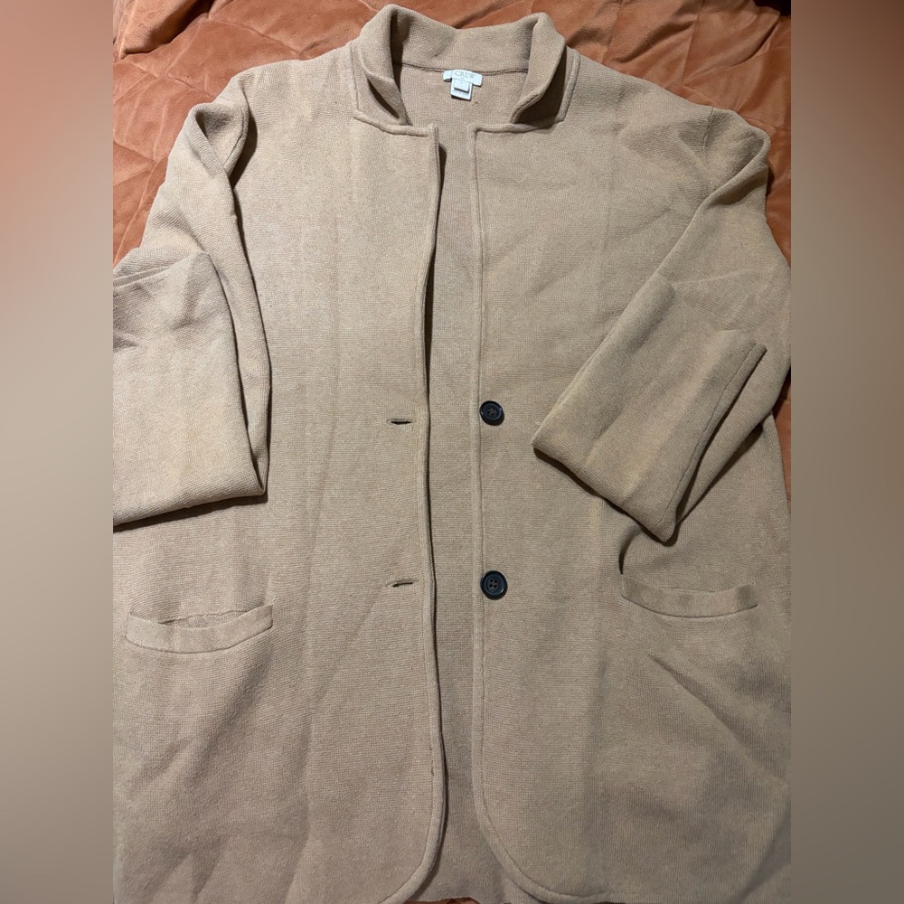 J. Crew Tan Knit Sweater